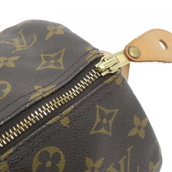LOUIS VUITTON Brown Monogram Speedy 30 Boston Bag - Picture 5 of 9